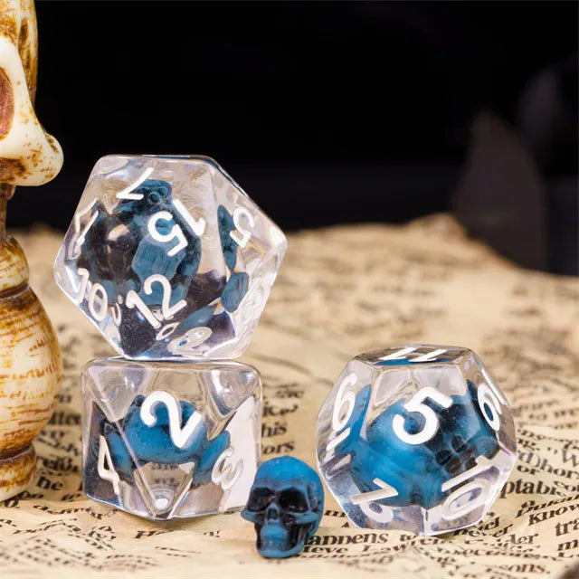 Skull head dice set