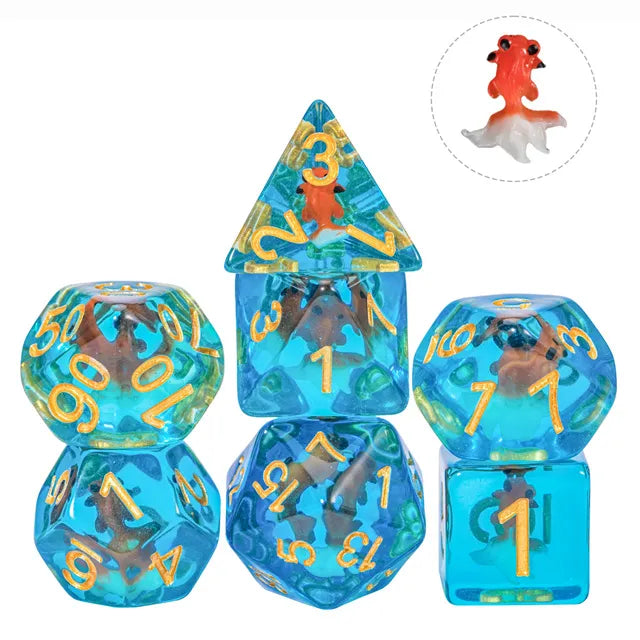 Vissen dice set