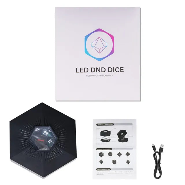 LED Wireless Charging Dice