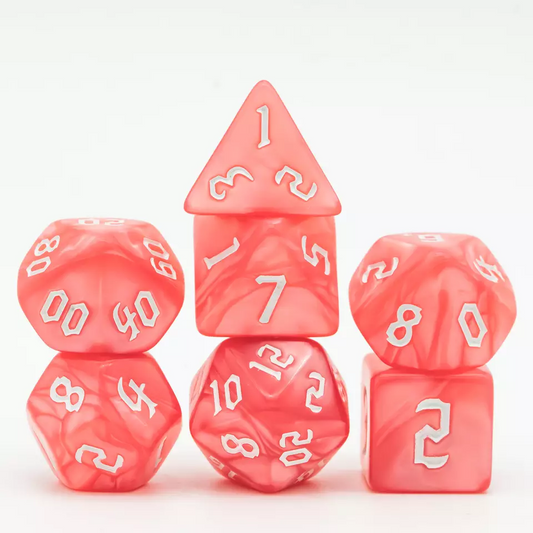 Polydice set Roze