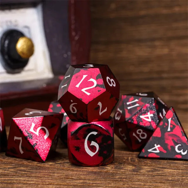 Anodized Aluminum Colorful Dice ( Available in 5 colors )