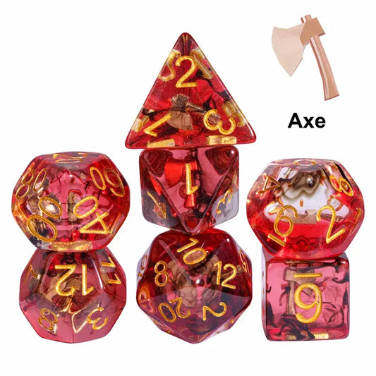 Polydice set: Axe rood