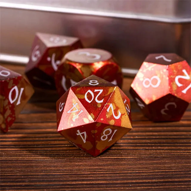 Anodized Aluminum Colorful Dice ( Available in 5 colors )