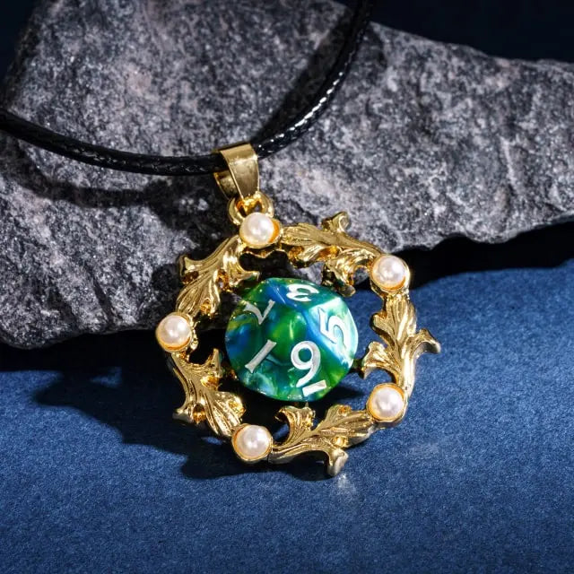 Necklace Mini Dice D10