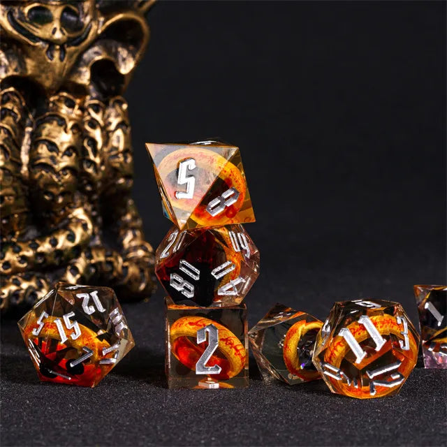 Handmade Ring Sharp edge dice