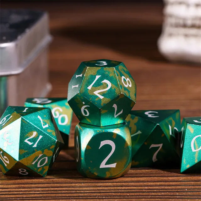 Anodized Aluminum Colorful Dice ( Available in 5 colors )