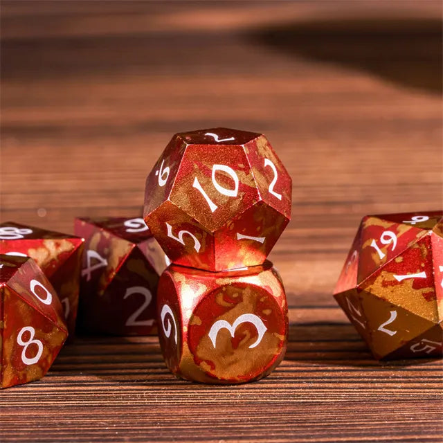 Anodized Aluminum Colorful Dice ( Available in 5 colors )