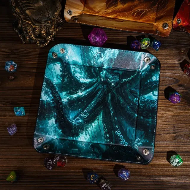 Kraken dice tray 4 Hoeken