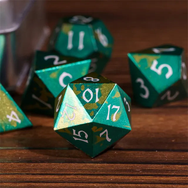 Anodized Aluminum Colorful Dice ( Available in 5 colors )