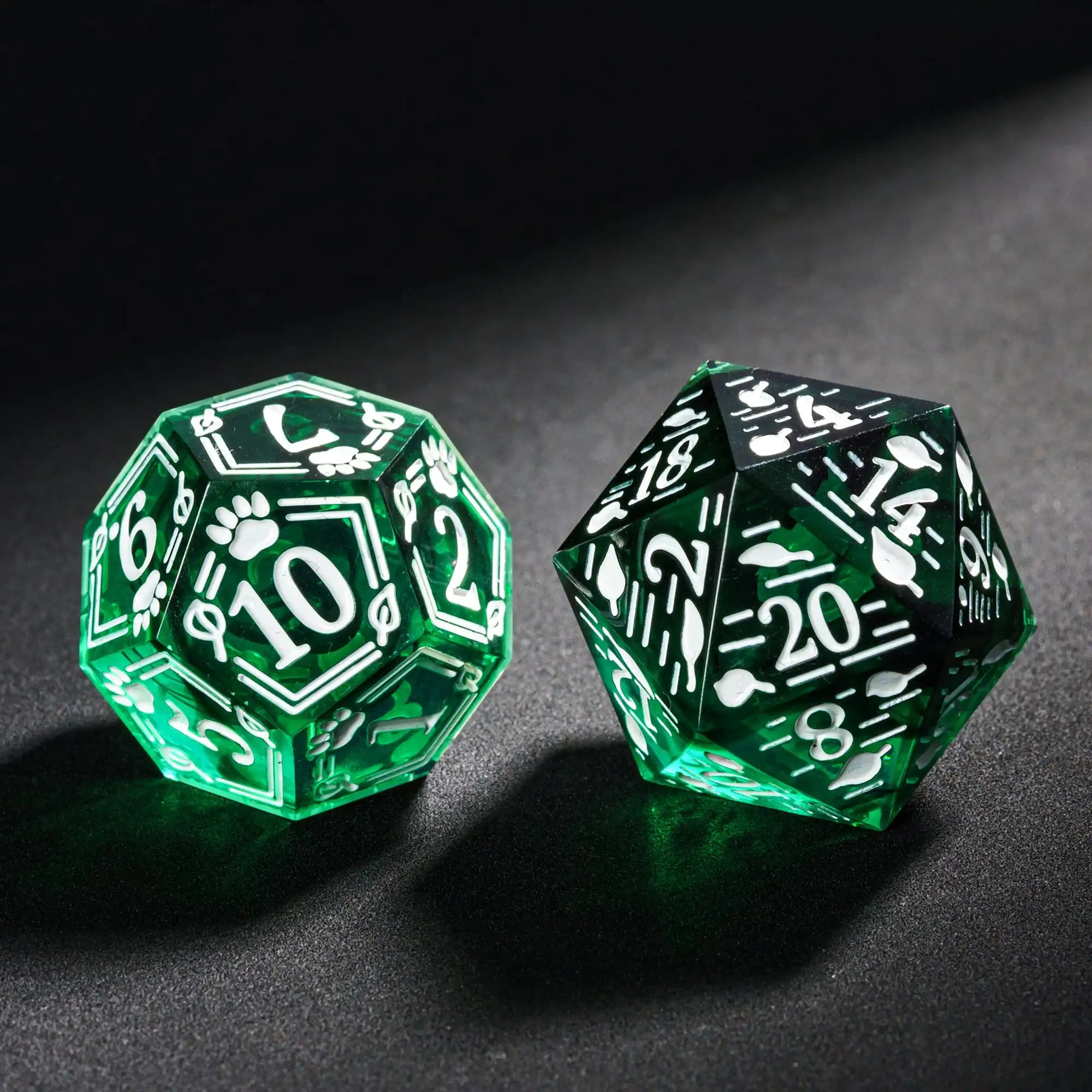 Handmade sharp edge Pattern Dice set