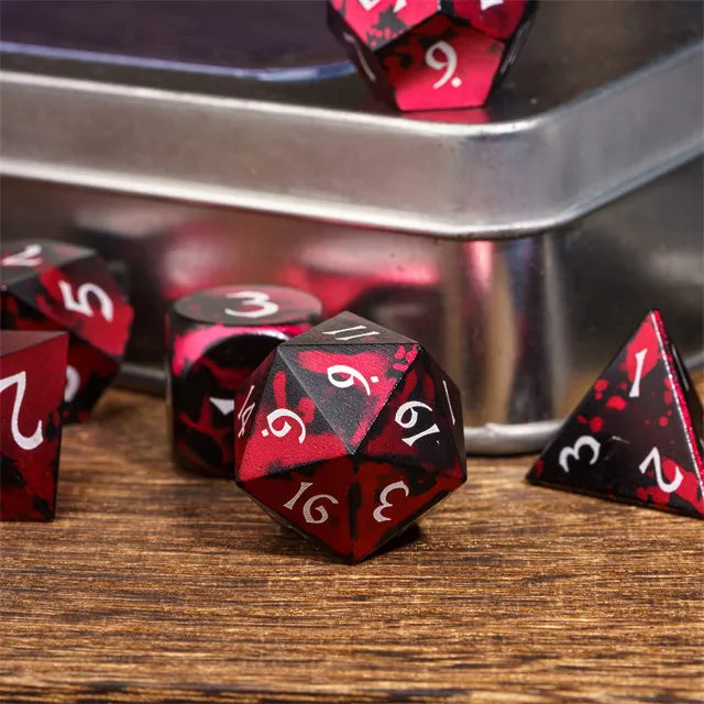 Anodized Aluminum Colorful Dice ( Available in 5 colors )